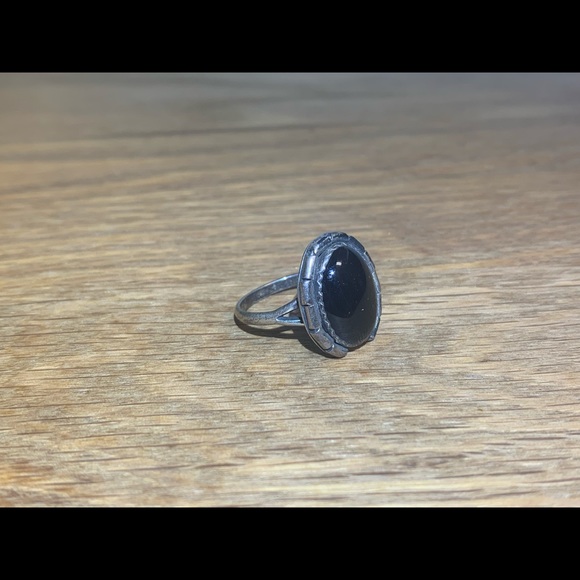 Sterling silver and obsidian - Picture 4 of 8